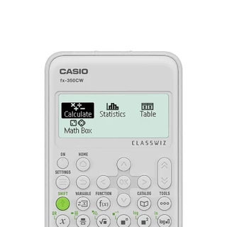 Casio Calculator เครื่องคิดเลข คาสิโอ รุ่น FX-350CW สำหรับนักเรียน นักศึกษาที่ใช้งานเบื้องต้น 10+2 หลัก สีขาว