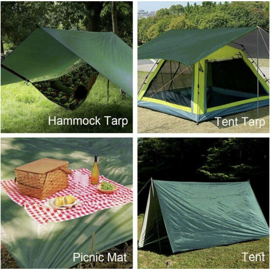 ผ้าใบฟลายชีท กันแดด กันฝน ราคาโรงงานมีบริการเก็บเงินปลายทาง พร้อมส่ง ทาร์ป ฟรายชีท ฟลายชีท กันสาดเต้นท์ เต้นกันแดด - รูปที่ 2