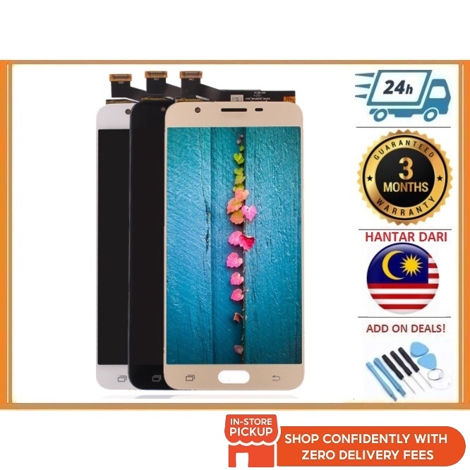 BSS COMPATIBLE สําหรับ SAM SM J5 Prime J7 Prime Lcd + Touch Screen Digitizer