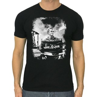 [COD] {พร้อมส่ง เสื้อยืดแขนสั้น พิมพ์ลาย Steve McQueen King of actor 5 พลัสไซซ์ ของขวัญวันเกิด สําหรับผู้ชาย XS-6XL