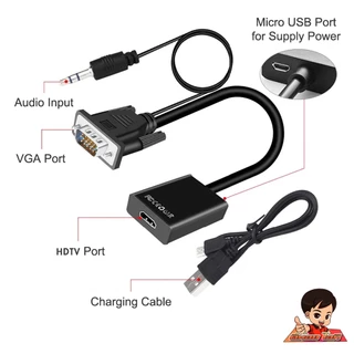 VGA2HDTV แปลงช่องเสียบVGAคอมเก่า ให้ไปเป็น HDTV รองรับความละเอียด 1080P