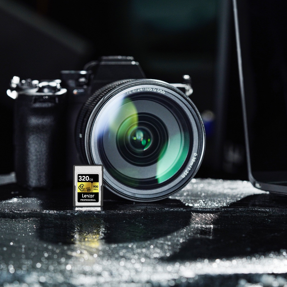 การ์ดหน่วยความจำ ซีเอฟเอ็กเพรสการ์ด LEXAR CFEXPRESS TYPE A 160GB VPG400 RAW 8K RW900/800MB/S (LCAGOLD160G) FOR SONY_5