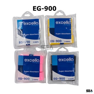 EXCELLA กริปพันด้ามญี่ปุ่นคุณภาพสูง รุ่น EG-900 ซับเหงื่อ หนึบ แห้งไว สำหรับไม้แบด ไม้เทนนิส ไม้สควอช