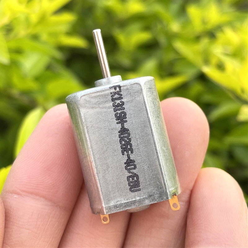 Micro 131 มอเตอร ์ ไฟฟ ้ าแปรงคาร ์ บอน DC 3-4.2V 3.7V 34500RPM ความเร ็ วสูงเหล ็ กปกหลัง FK-131SH-4026 ของเล ่ นขนาดเล ็ กรถรุ ่ นมอเตอร ์