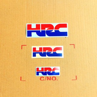 สติกเกอร์ เครื่องหมาย HRC (HONDA RACING CORPORATION) สินค้าแท้เบิกศูนย์บริการ HONDA ส่งเก็บเงินปลายทางได้ครับ