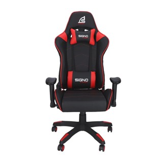 SIGNO E-SPORT(เก้าอี้เกมมิ่ง) BAROCK GC-202 (BLACK/RED)ฺ รับประกัน 1ปี