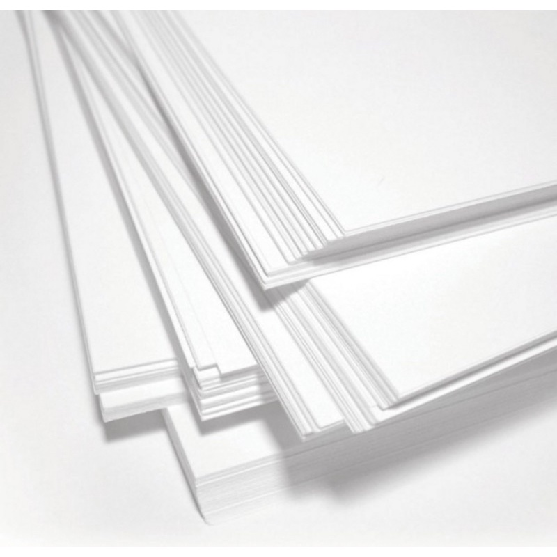 กระดาษวาดเขียน 100 ปอนด์ (หนา 200 แกรม) (เรียบ,หยาบ) A5 (ห่อ/100 แผ่น)