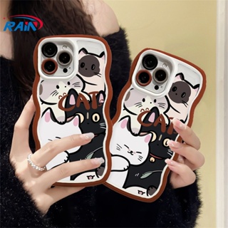 เคสโทรศัพท์มือถือ TPU ลายการ์ตูนแมวน่ารัก สําหรับ OPPO A17 A57 2022 A15 A16 A16K A54 A53 A12 A5S A7 A3S A11k A31 A52 A92 A94 A93 A37 F9 A1K A76