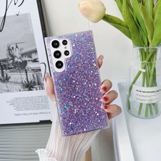 เคสโทรศัพท์มือถือแบบนิ่ม ประดับเลื่อมกลิตเตอร์ ระยิบระยับ สําหรับ Samsung Note 20 Ultra Note 10 Pro 9 8 Note 10 Lite S9 S8 Plus