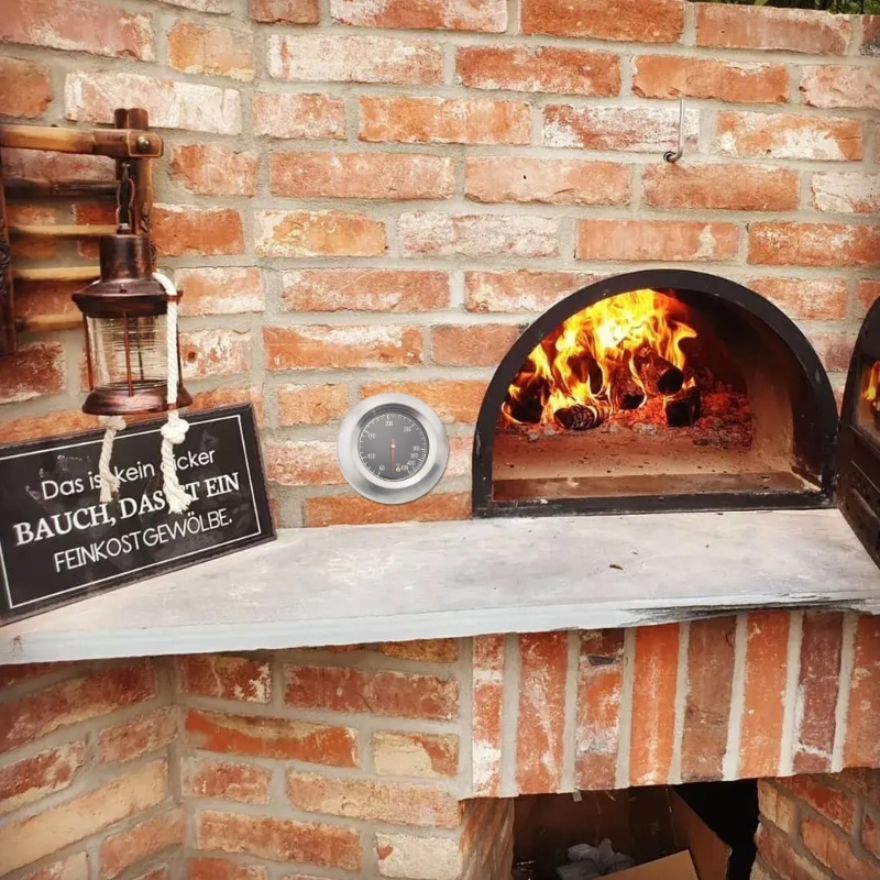 QUIM BBQ Smoker Grill เครื่องวัดอุณหภูมิ เตาอบสแตนเลส ทําอาหาร BBQ