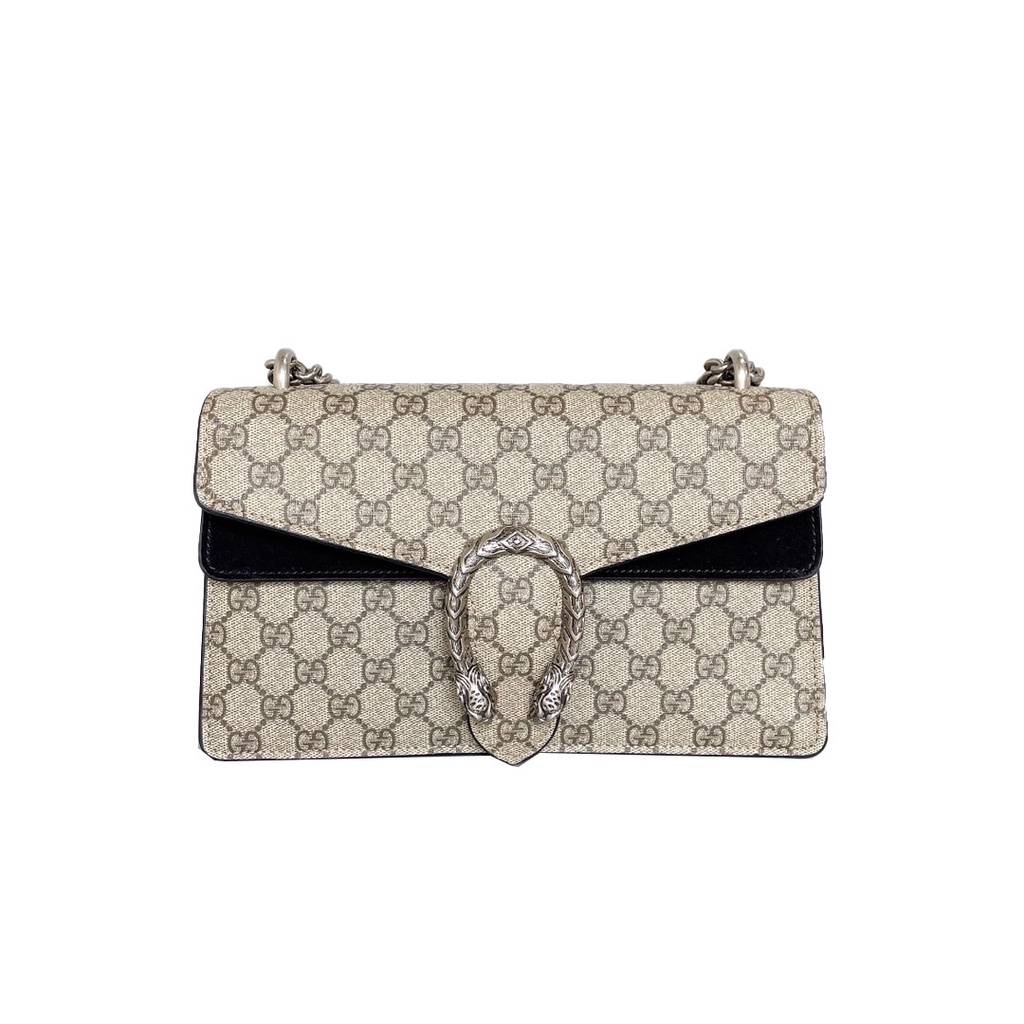 ❦✥Gucci Gucci Dionysus กระเป๋า Women s Black Shoulder Messenger Bag Authentic