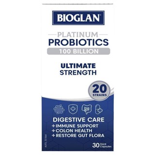 Bioglan Platinum Probiotic 100 พันล้าน 30 แคปซูล