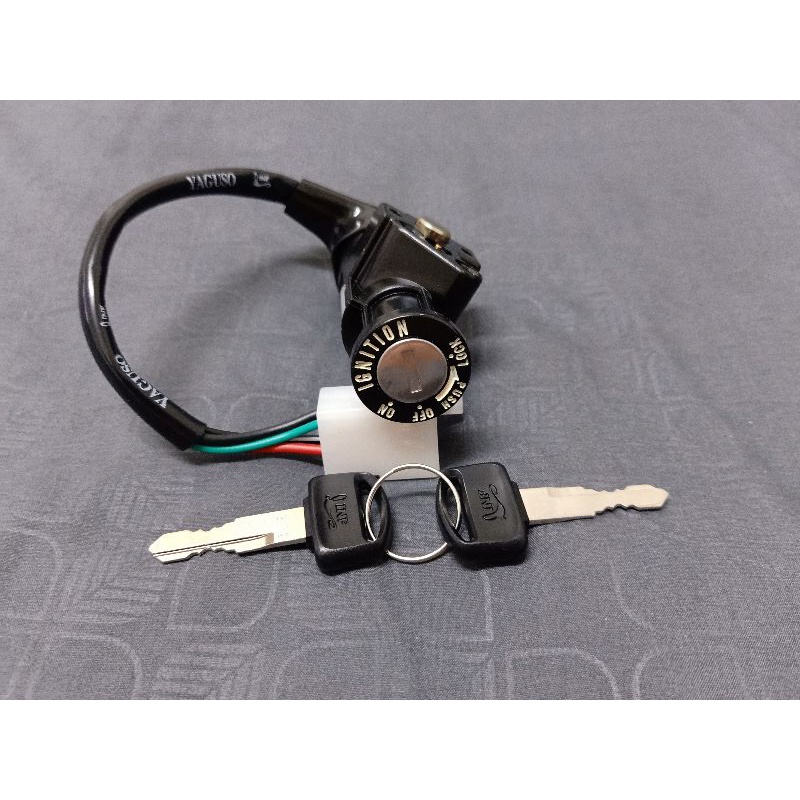 สวิทซ์กุญแจคอ TANA สายไฟ 4 สาย สวิทซ์กุญแจ TANA มาพร้อมดอกกุญแจ2ดอกยี่ห้อ YAGOSO งานเกรดAเทียบแท้