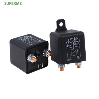 Superme รีเลย์สตาร์ทรถยนต์ 200A 100A 12V 24V