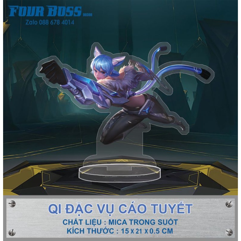 โมเดลของ Qi ทั่วไป ตัวแทน Snow Fox ในเกม Lien Quan Mobile - Arena of Valor