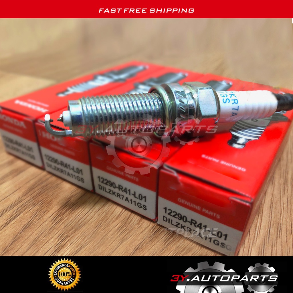 หัวเทียน (DILZKR7B11GS) (1 ชิ้น) 12290-R41-L01 เหมาะกับ HONDA HR-V