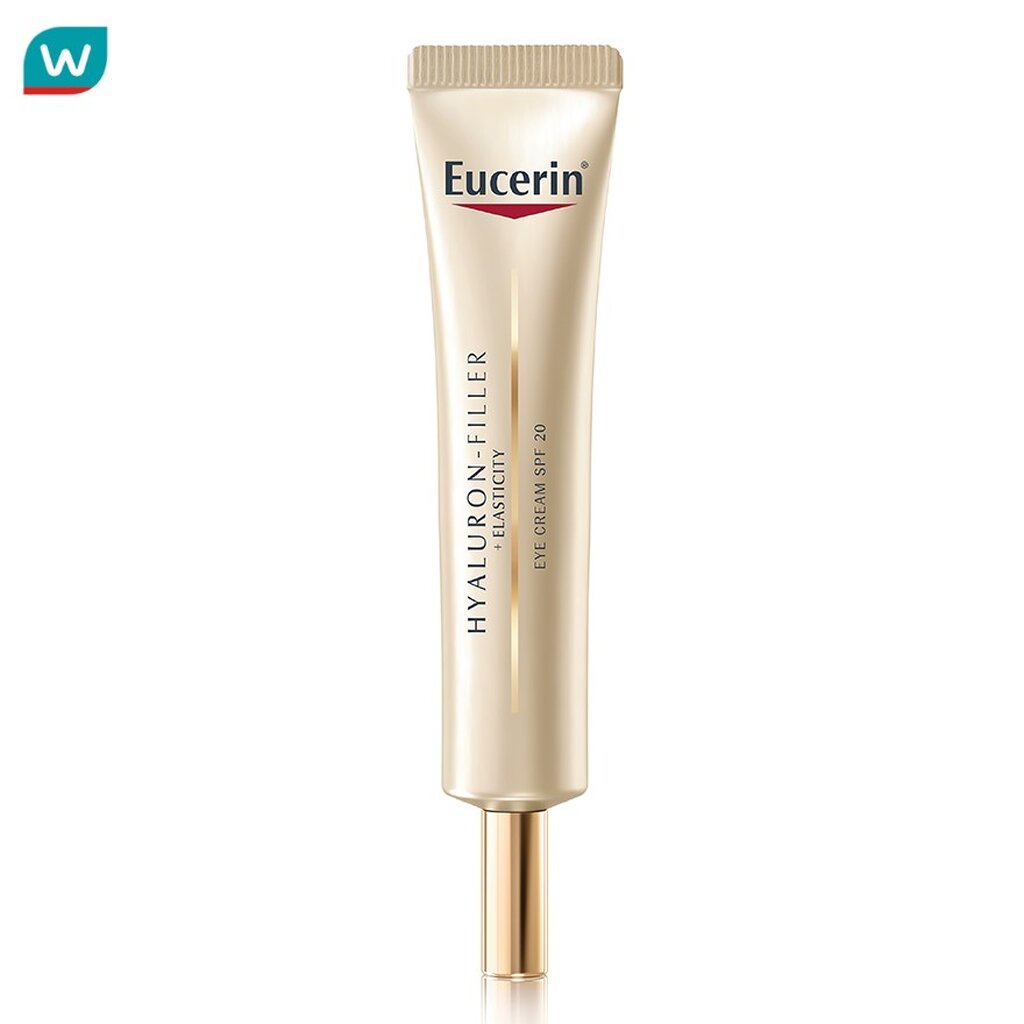 Eucerin ยูเซอริน ไฮยาลูรอน ฟิลเลอร์ อีลาสติซิตี้ อาย ครีม SPF20 15 มล. บำรุงผิวรอบดวงตา