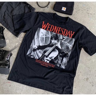 Wednesday เล่นเชลโล่ เสื้อสตรีท