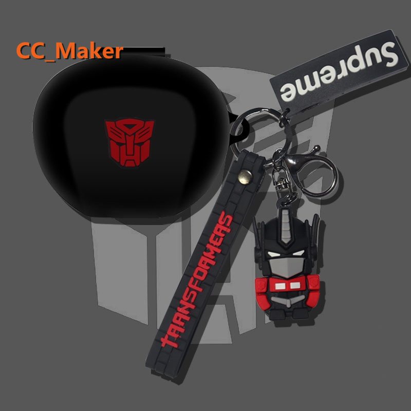 For EDIFIER NeoBuds Pro Case Cartoon Keychain Pendant EDIFIER NeoBuds S Silicone Soft Case Cartoon P