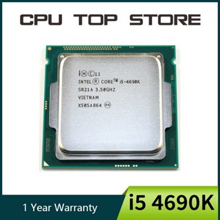 หน่วยประมวลผล CPU Intel core I5 4690K 3.5GHz 6MB LGA 1150 Quad-core I5-4690K sr21a