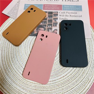 Tecno POP 6 BE7 เคสโทรศัพท์ TPU นิ่ม เนื้อแมตต์ สีแคนดี้ สําหรับกล้องถ่ายรูป