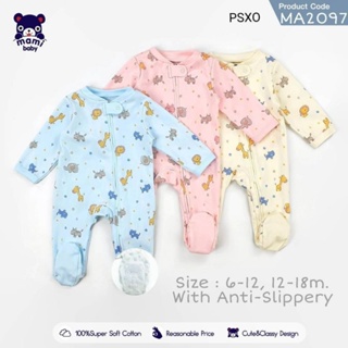 Sale 9.9 พร้อมส่ง ชุดเด็กแรกเกิด Romper ชุดนอน 3 เดือนขึ้นไป (4-8โล) Sleepsuit ผ้า Super Soft Cotton