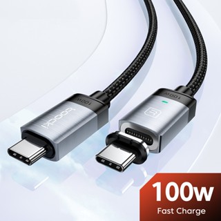 Toocki สายชาร์จแม่เหล็ก PD 100W USB C เป็น Type C สําหรับ Samsung POCO