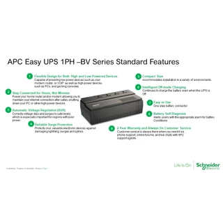 APC Easy UPS 1000VA/600 Watt (BV1000I-MST)