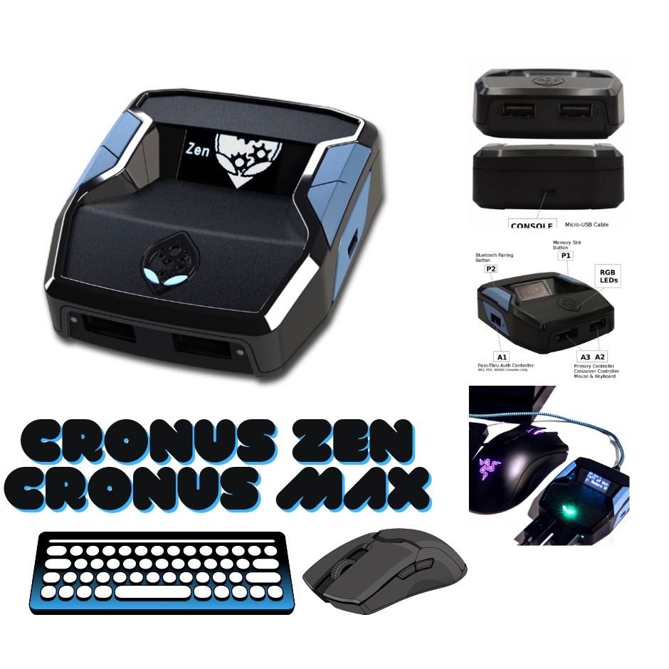 Cronus Zen CronusMax2 Keyboard Mouse Adapter for PS4/XBOX ONE/NINTENDO