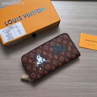 ♕☍[With Box] Lv 2022 Presbyopic Eye Drawstring Long Ladies Wallet Can Store Banknotes Credit Cards Small Changes And Cer