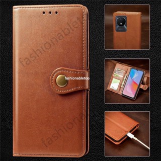 เคสโทรศัพท์หนัง ฝาพับแม่เหล็ก กันกระแทก พร้อมช่องใส่บัตร สําหรับ Vivo Y02 s Y02s Y 02s VivoY02 2022