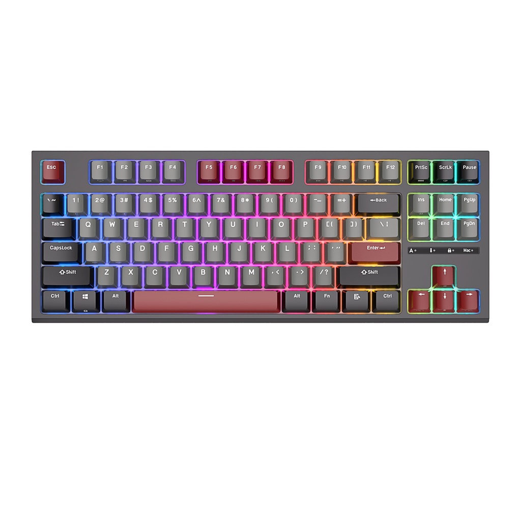 ใหม่ Royal Kludge RK R87 คีย์บอร์ดเล่นเกม แบบใช้สาย 87 คีย์