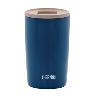 FREEHOME ถ้วยน้ำสุญญากาศพร้อมฝา THERMOS JDP-400 0.4 ลิตร สีน้ำเงิน แก้วเก็บความเย็น แก้วเก็บความร้อน