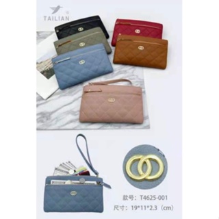 กระเป๋าสตางค์ใบยาวผู้หญิCLASSIC&amp;MODERN（TAILIAN）พร้อมส่ง กระเป๋าใบสั้นใส่โทรศัพท์ คล้องมือได้4625-001