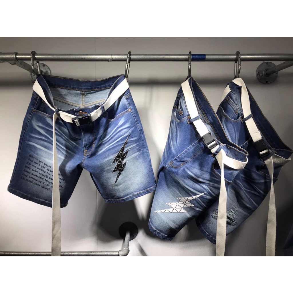 Chubbers Track Pants Short Demin Street Wear Monogram Collection