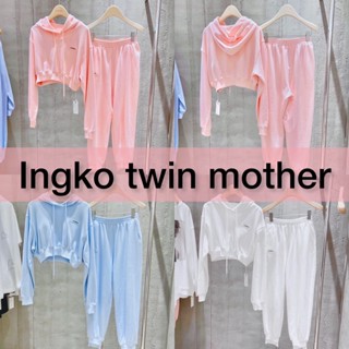 ชุดเซตเสื้อครอปฮู้ด+กางเกงขายาว สีอ่อนมาแรง เท่ห์สตรีทมากๆ ชุดเซทงานเกาหลี เสื้อเเขนยาว+ขายาว