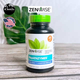 [Zenwise Health®] Daily Pre-Meal ReplENZYMES Digestive Enzymes 60 Vegetarian Capsules เอนไซม์ ย่อยอาหาร