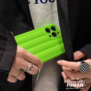 เคสโทรศัพท์มือถือ TPU แบบนิ่ม ลายคอลัมน์โรมัน 3D สีเขียวเรืองแสง สําหรับ iphone 14 Plus 14 13 12 11 Pro Max Xs Max XR X 13 Mini