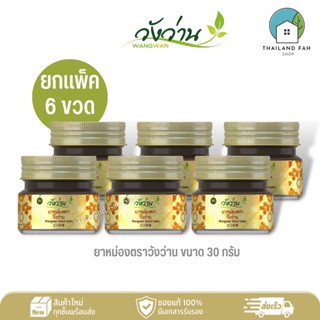 [ขายส่งยกแพ็ค 6 ขวด]ยาหม่องตราวังว่าน ขนาด 30 กรัม Wangwan Brand Balm