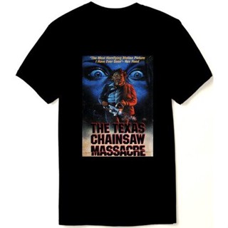 The Texas Chainsaw Massacre T Shirt Leatherface Vhs Cover Art New T-Shirt Casual Short Sleeve For Men Clothing Summer