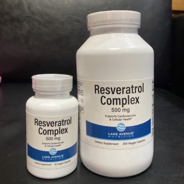 Lake Avenue Nutrition Resveratrol Complex 500 mg 60เม็ด
