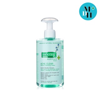 Smooth E Acne Clear Make Up Cleansing Water สมูท อี คลีนซิ่ง เช็ดทำความสะอาดผิวหน้า ขนาด 300 ml 15972