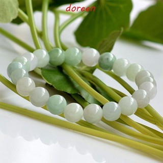 Doreen สร้อยข้อมือหยกธรรมชาติ เส้นผ่าศูนย์กลาง 5-6 มม.