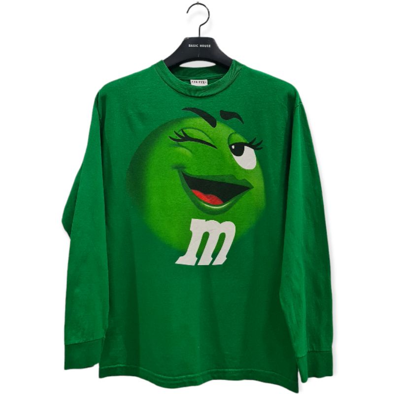 เสื้อวินเทจ Green M&M World Shopee Thailand