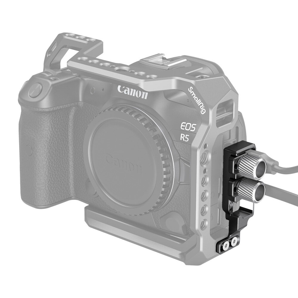 SmallRig HDMI and USB-C Cable Clamp for Canon EOS R5/R6/R5 C Cage 2981