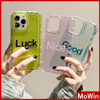 Mowin - เข้ากันได้สำหรับ เคสไอโฟน เคสไอโฟน11 เคส iphone 11 สำหรับ iPhone 14 Pro Max เคส iPhone เคสใส TPU เคสนิ่มถุงลมเสริมกันกระแทก Simple Letters เข้ากันได้กับ iPhone 13 Pro Max iPhone 12 Pro Max 11 7Plus 8Plus 6Plus XR xs