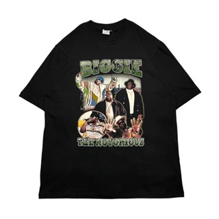 เสื้อยืด BIGGIE THE NOTORIOUS ไร้สาย ขนาดใหญ่