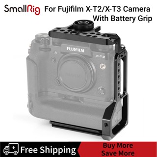 SmallRig L-Bracket Half Cage for Fujifilm X-T2/X-T3 Camera with Battery Grip 2282