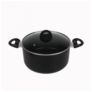 KOCH KITCHEN หม้อต้มพร้อมฝา NON-STICK 28 ซม. GENKI-SUPOT28 สีดำ