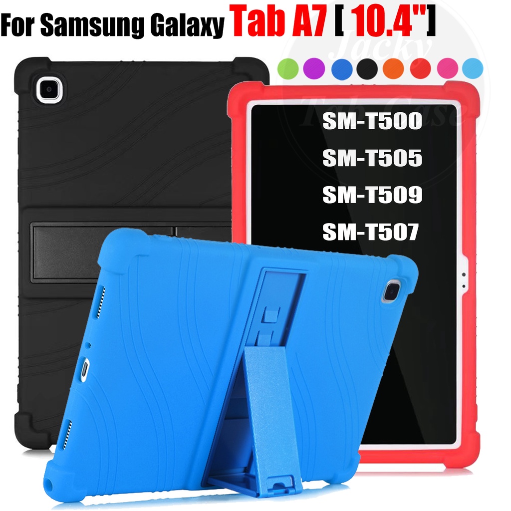 เคสซิลิโคนนิ่ม หนา กันกระแทก ปรับได้ สําหรับ Samsung Galaxy Tab A7 10.4 นิ้ว SM-T509 SM-T505 SM-T500 2020 2022 TabA7 T507